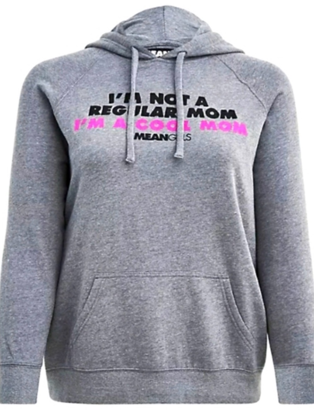 torrid Gray Hoodie with Black and Pink Text